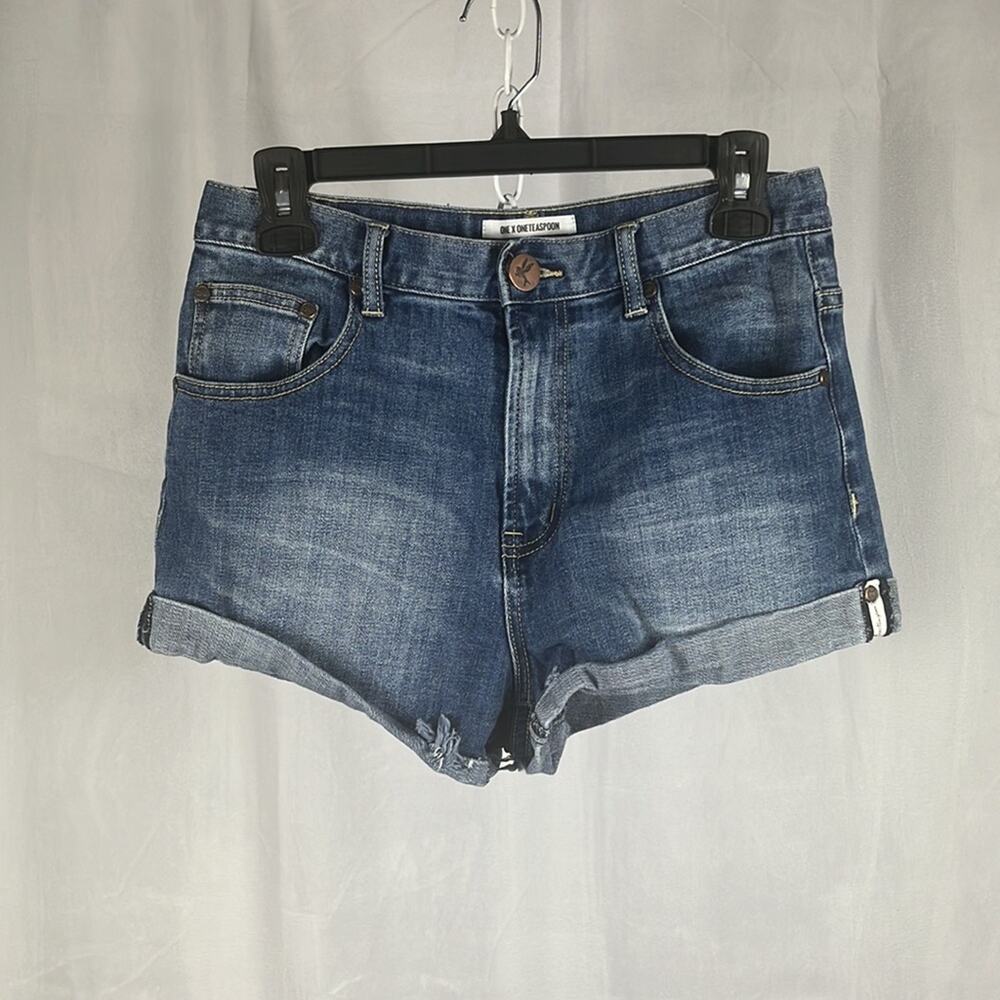 One Teaspoon Harlets High Rise|Long Rise|Fitted|Twisted Cuff Hem. - Picture 3 of 9